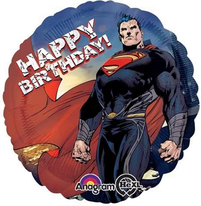 Anagram Superman Birthday Party Supplies Balloon Bouquet Decorations