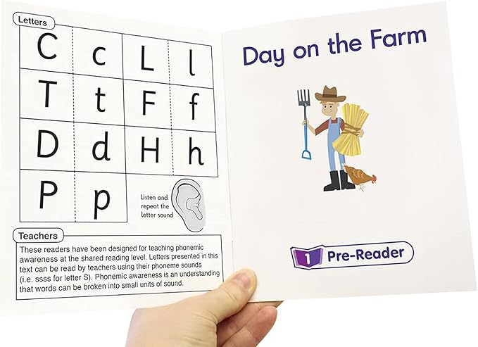 Junior Learning JL380 Decodable Readers Phase 1 - Phonemic Awareness Fiction