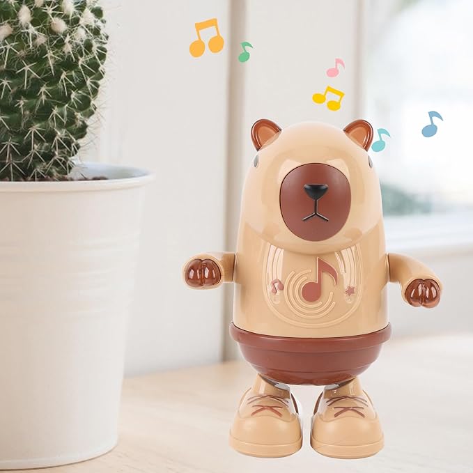 Electric Dancing Toy with Light and Music, Fashionable Design, Safe Material, Automatic Dancing, Suitable for Children