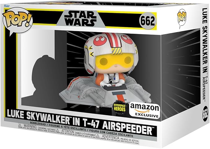 Funko POP! Rides: Star Wars - Luke in T-47 Airspeeder - Collectable Vinyl Figure - Gift Idea - Official Merchandise - for Kids & Adults - Movies Fans - Model Figure for Collectors