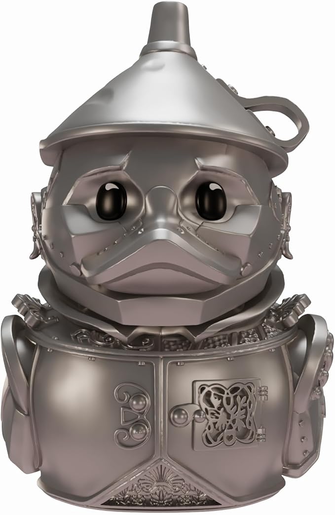 TUBBZ Collectors Edition: Wicked for Good - Tin Man Cosplaying Rubber Duck Vinyl Figure – Official Collectible for Fans of Wicked