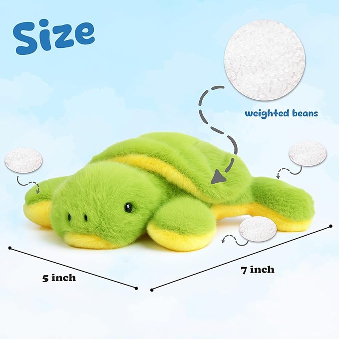 Adorable Turtle Stuffed Animal Soft Plush Turtle Plush Toy Cute Birthday Gifts for Kids Adults