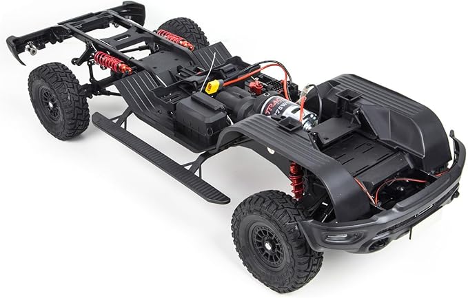 1/8 Radio Control Off Road Car 4WD 2WD Electric RC Vehicle 880 Brushed ESC 775 Brushed Motor Axle Lock Light System Hobby Grade Model for Adult Hobby(Red)