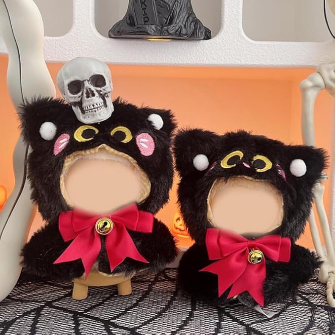 Clothes for 15/17cm Doll (No Doll), Fashion Outfit Set - Cute Furry Cape, Cute Dress Up Accessories (Luna)