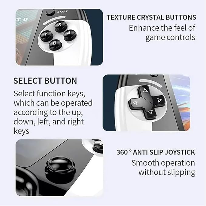 X9 Retro Handheld Game Console, 2026 New Retro Game Console, 8gb with HD 5.5-Inch IPS Screen, 20000+ Built-in Games, Handheld Emulator Supports Connection to TV, for Any Age Group (1Pc)