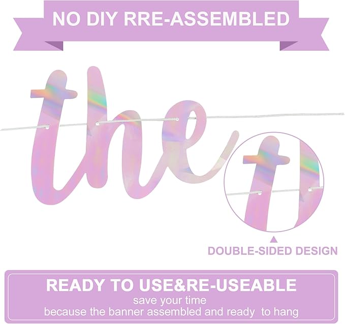 BEISHIDA Double-Sided Rainbow Pink The Beginning of A New Chapter Banner,Farewell Book Themed Housewarming Party Congratulations Decorations,Going away party Retirement Garland,Graduation Sign 2026 Banner