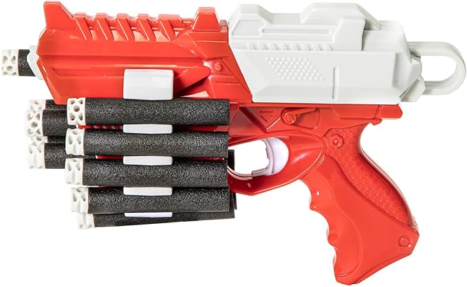 Merchant Ambassador Retro Arcade Electronic: Duck Shooting Gallery (Giant Size) - 28" Tabletop Game, Blaster Gun, Sound Effects, Ages 6+