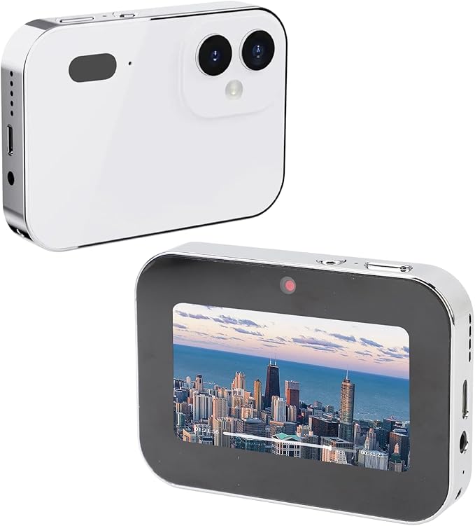 4K Digital Camera Upgrade, 64MP Vlogging Camera for Kids with Night Vision, 3 Inch HD,Compact Small Cameras, No SD Card Included