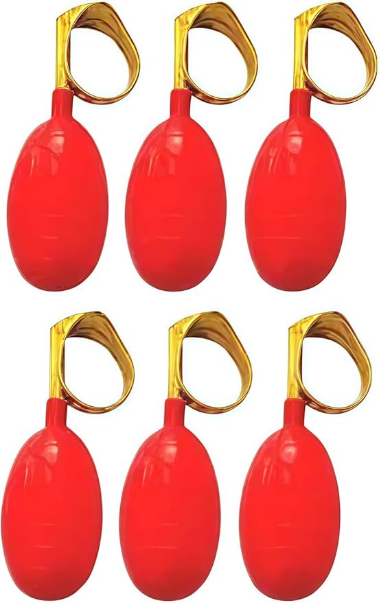 3Pcs Water Squirt Games Water Spray Ring Tricky Games Spoof April Fools' Day Tricky Prank Gag Practical Jokes Novelty and Gag Red