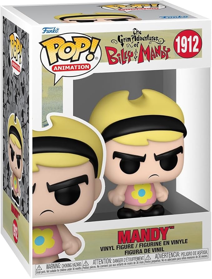 Funko Pop Animation: The Grim Adventures of Billy & Mandy - Mandy - Collectable Vinyl Figure - Gift Idea - Official Merchandise - Toys for Kids & Adults - Cartoon/Animation Fans