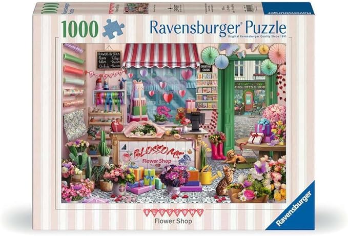 Ravensburger Blossoms Flower Shop 1000 Piece Puzzle for Adults