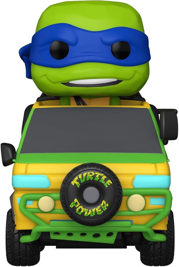 Funko Pop Ride SUPDLX! Movie: Teenage Mutant Ninja Turtle - Leonardo in Van (Exc), Collectable Vinyl Figure - 73578