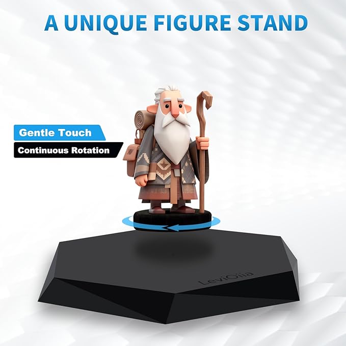 Levitating Display Stand, Magnetic Levitation for Collectibles and Model Cars, Floating Display for Toys and Figures, Hovering Platform, Maglev Rotating Levitator and Holder
