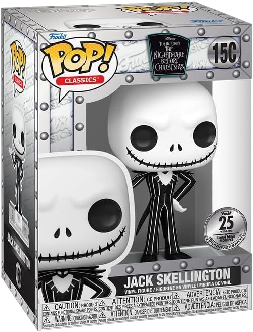 Funko Pop! Disney Classics: NBC Nightmare Before Christmas - Jack Skellington 25th Anniversary (Fun Fest 2023 Shop Exclusive)