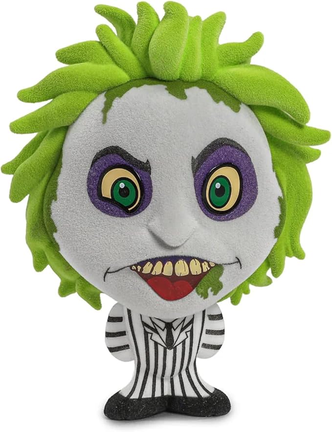 Collectible Beetlejuice (2024) Striped Suit 4" Flocked Bhunny Stylized PVC Figure