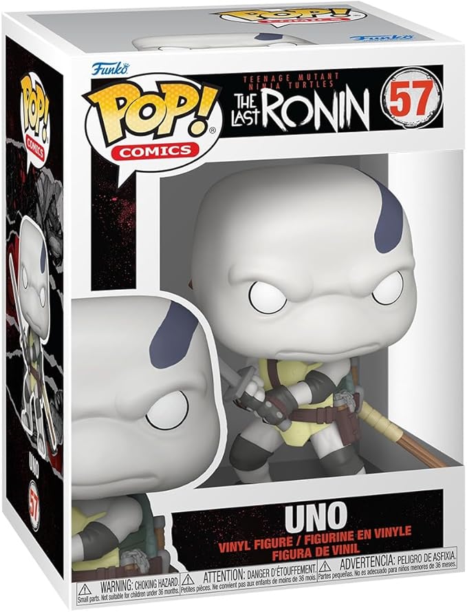Funko Pop! Comics: Teenage Mutant Ninja Turtles (TMNT) - Uno - Collectable Vinyl Figure - Gift Idea - Official Merchandise - Toys for Kids & Adults - Cartoon Fans - Model Figure for Collectors