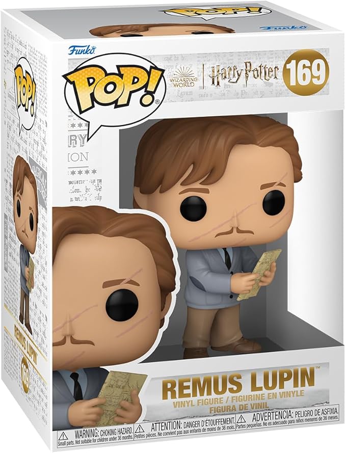 Funko POP! Movies: Harry Potter Prisoner of Azkaban - Remus Lupin with Map - Collectable Vinyl Figure - Gift Idea - Official Merchandise - for Kids & Adults - Movies Fans