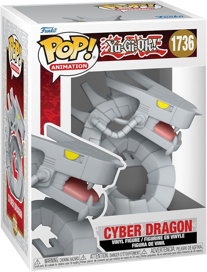 Funko POP Animation: Yu-Gi-Oh - Cyber Dragon - Collectable Vinyl Figure - Gift Idea - Official Merchandise - for Kids & Adults - Anime Fans - Model Figure for Collectors and Display