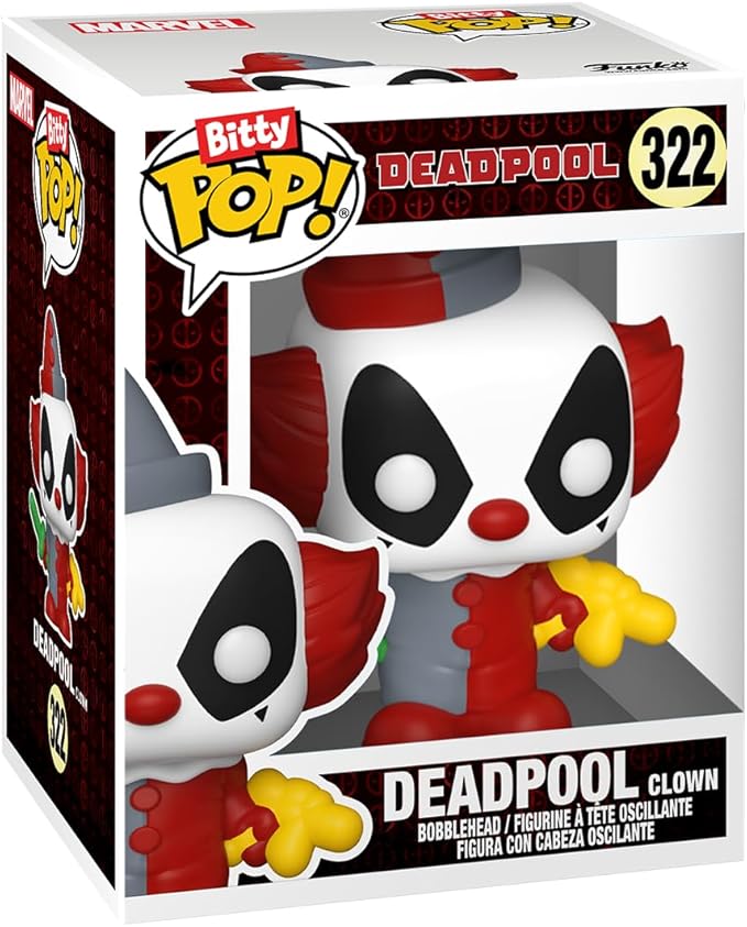 Funko Bitty POP! Deadpool - BBQ Master , 4-Pack and A Surprise Mystery Mini Figure - 0.9 Inch (2.2 Cm) Collectable - Stackable Display Shelf Included - Gift Idea - Party Bags Stocking - Cake Topper