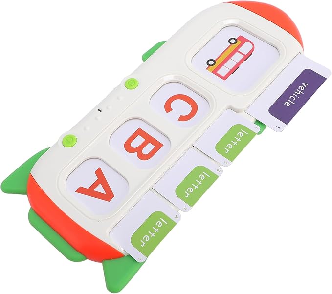 Yinhing Talking Flash Cards, Rechargeable Educational Learning Toys for Toddlers with Interactive CVC Words, Preschool Kindergarten Children