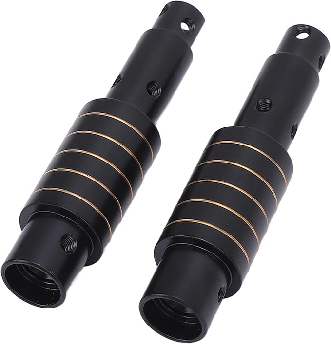 2Pcs RC Rear Axle Tube Rear, Axle Tube Shock Resistants for Axial SCX10 Pro 1/10 RC Car Climbing Off Road Adventures with Accurate