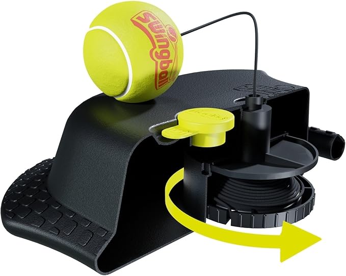 Swingball All Surface Tetherball Tennis Set – Portable Outdoor Game for Kids & Adults – Includes Paddles & Ball – Backyard, Lawn, or Park Active Play – Family Fun, Easy Setup & Storage