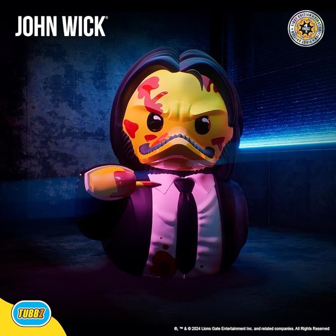 TUBBZ First Edition: John Wick Pencil Cosplaying Rubber Duck Vinyl Figure
