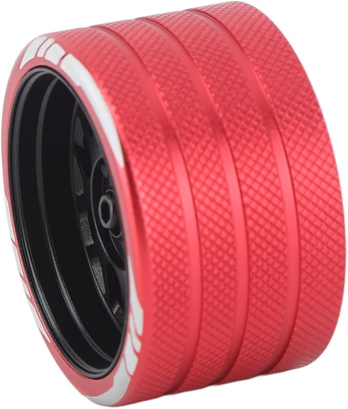 Acouto Lightweight Aluminum Alloy Remote Control Handwheel with Simulation Disc for NB4 RC Car - Enhance Performance & (B Type)