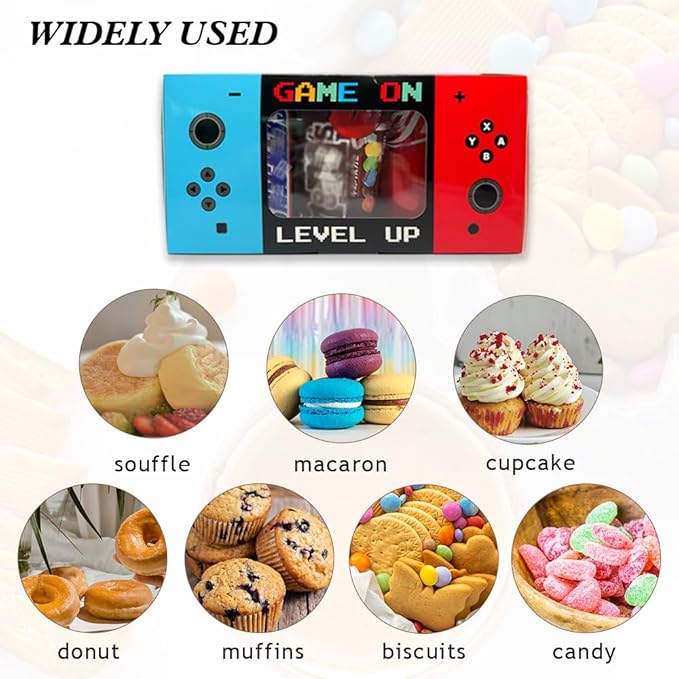 Shescrzionu Video Game Party Favors Boxes 12 PCS-Perfect Gamer Party Favors,Party Favor Boxes with Window,Game On Birthday Decorations Video Game Birthday Decorations,Game Bags,Video Game Gifts Aa01