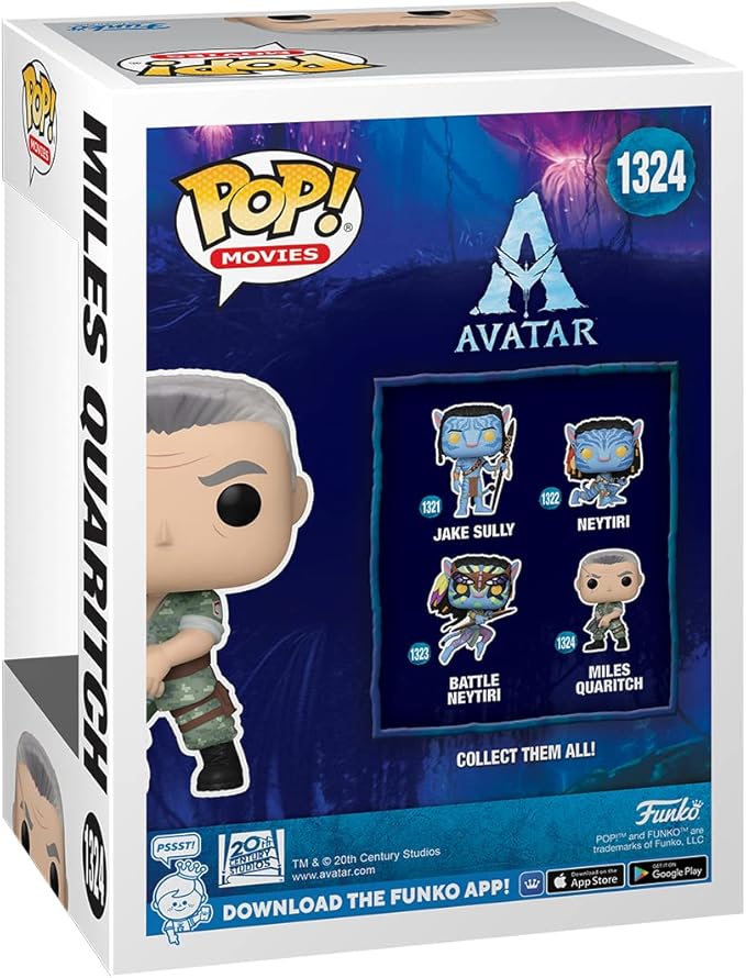 Funko POP! Movies: Avatar - Miles Quaritch - Avatar: The Way of Water - Collectable Vinyl Figure - Gift Idea - Official Merchandise - for Kids & Adults - Movies Fans - Model Figure for Collectors