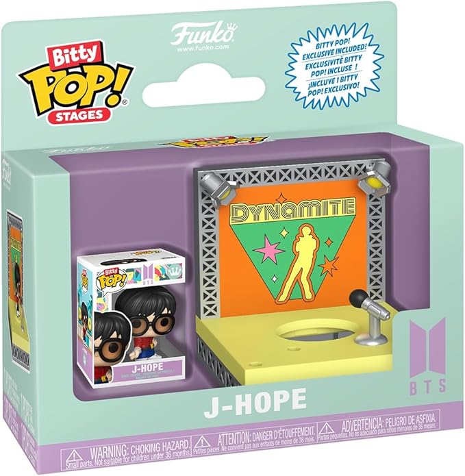 Funko Pop! Bitty Stages: BTS - Dynamite - J-Hope - Collectable Vinyl Figure - Gift Idea - Official Merchandise - Toys for Kids & Adults - Kpop Fans