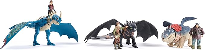 DreamWorks Dragons, How to Train Your Dragon, Deadly Nadder & Astrid, Viking Duo Action Figures, Kids Toys for Boys Ages 4 and up