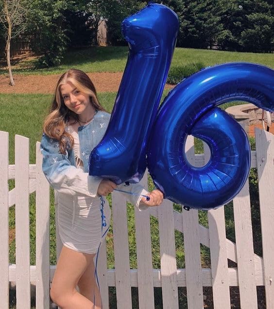 Number 23 Balloons 32 Balloons 40 Inch Navy Blue Decorations for Birthday Party, Engagement, Wedding, Celebrations, Graduations, Photo Shoot
