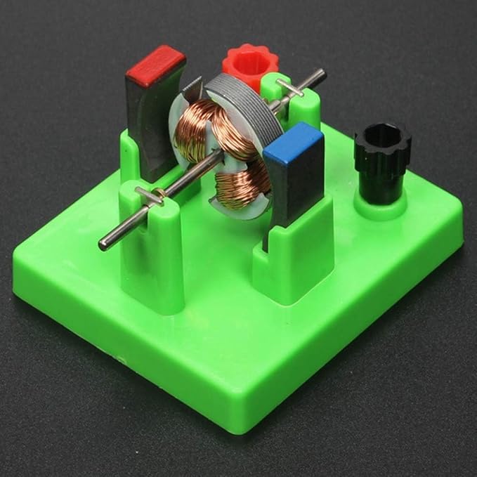 1Pc Blue DIY DC Electrical Motor Assemble KIT - STEM Science Lab Educational Physics Learning Experiment Ornaments for Electrical Motor 1 Small in Size and Light in Weight,Learning and Education