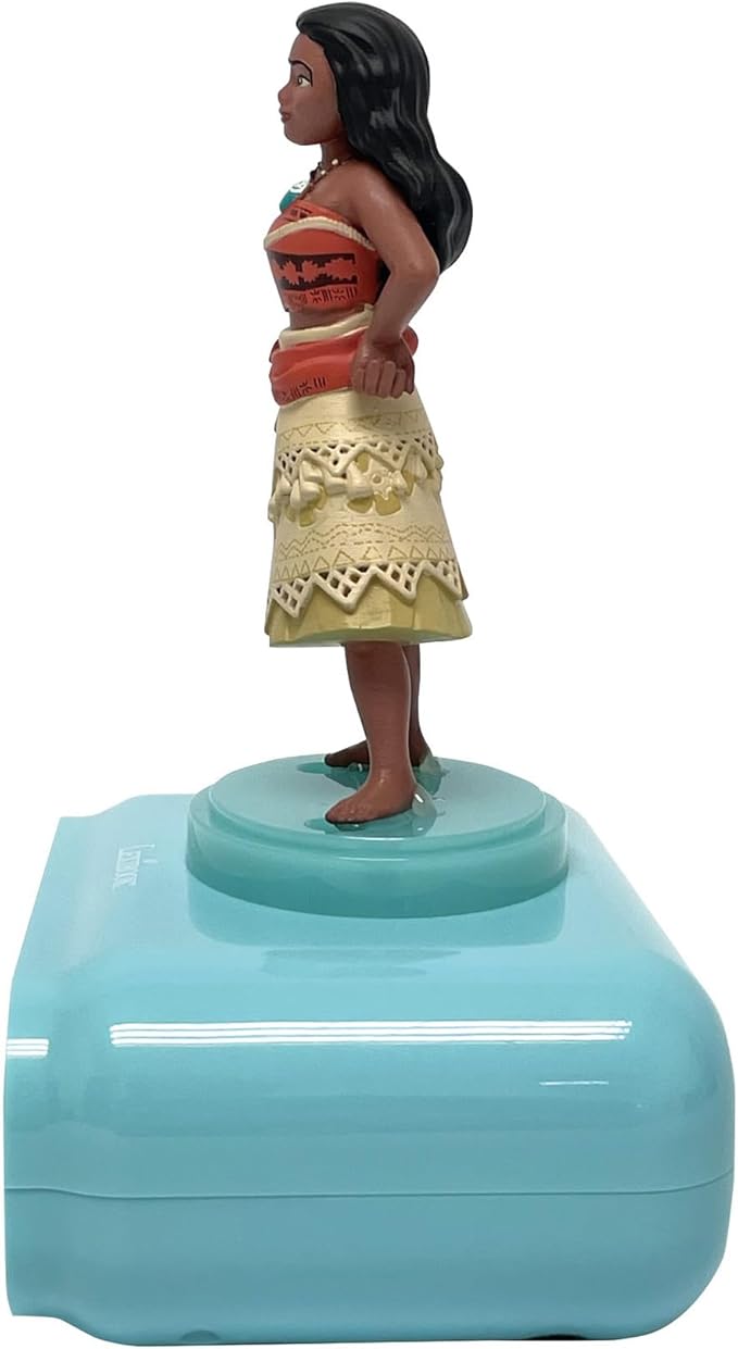 LEXiBOOK, Moana, Moana Nightlight Alarm Clock, Sounds and Melodies, Backlit LCD Screen, Luminous, Snooze, RL800VN
