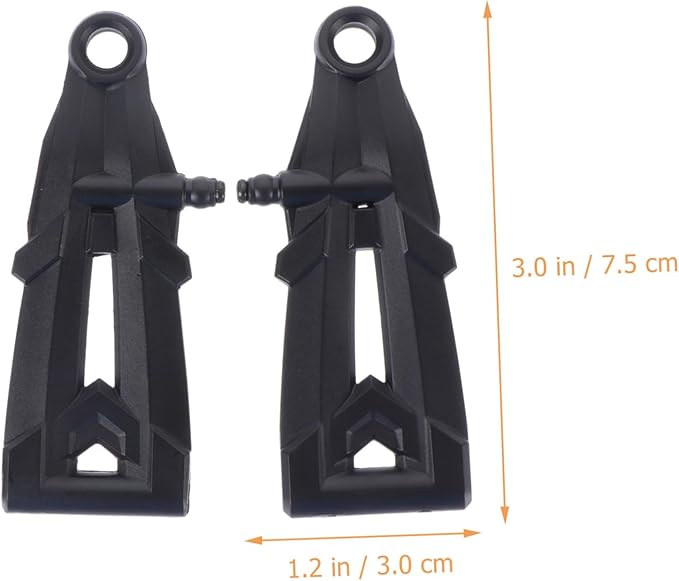 Mobestech 2pcs Front Lower Shell for Four-Wheel Drive Remote Replacement Parts Easy to Install Essential Accessories for Rc Car Enthusiasts