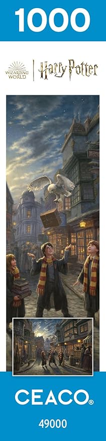 Ceaco - Thomas Kinkade - Harry Potter - Wizarding World - Diagon Alley - 1000 Piece Jigsaw Puzzle