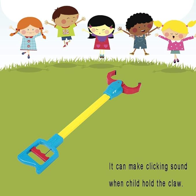 VGEBY1 Grabber Toy, Kids Robot Arm Claw Toy Grabber Reacher Toy Reach Out Grabbing Stick Children Intelligence Toy(Yellow) Toy Grabber Claw For Kids Claw Toy Child'S Grabber Toy Kids Grabber Toy