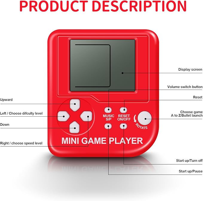 24Pcs Video Game Party Favors for Kids, Mini Gaming Party Favors Bulk Gifts Toys Goodie Bag Stuffers Return Gifts for Birthday Party for Boys and Girls