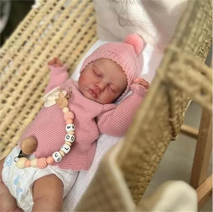 Anano Reborn Baby Dolls Silicone Full Body-20 in Realistic Baby Doll Newborn Girl, Full Silicone Babys Doll Lifelike, Real Life Babys Reborn Dolls Washable with Accessories