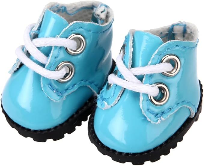 3 Pairs of Doll Shoes Suitable for 17cm Dolls, 3 Colors Suitable for Different Clothing Styles, 17cm Doll Accessories (Colors D)