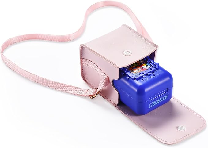 Protective Case for Bitzee Interactive Toy Digital Pet,4 Colors Outdoor Travel Carry-on Resistant Drop Crash,Case for Bitzee Interactive Pet Virtual Electronic Pets for Girls & Boys (Light Pink)
