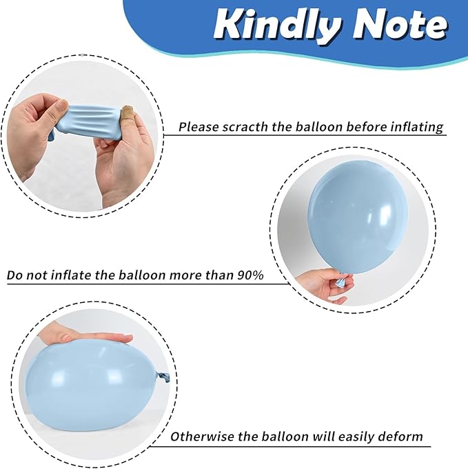 Ocean Themed Party Balloons, 12 Inches Turquoise Teal Blue Clear Metallic Balloons for Ocean Shark Sea Themed Pool Party Baby Shower Birthday Beach Decorations