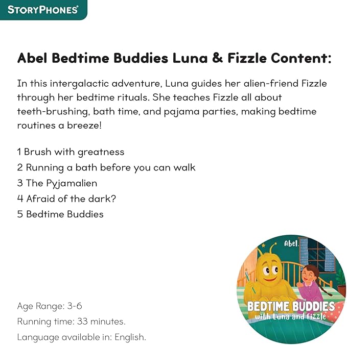 StoryShield Collection with 4 Screen-Free Audio Disks Featuring Bedtime Stories and Relaxation Tales to Help Little Minds Calm and Unwind, Includes HardBack Book to Store Disks