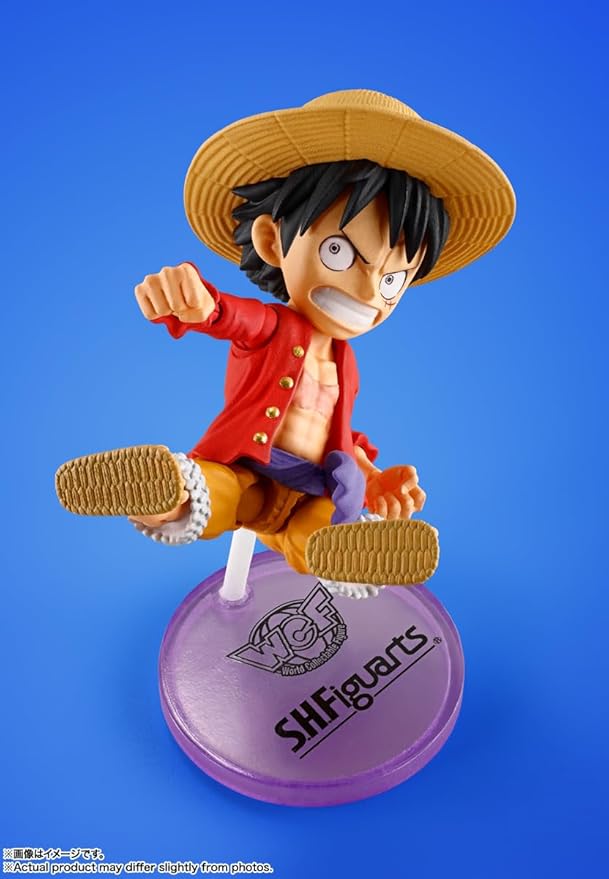 Bandai- World Collectible Figure x S.H.Figuarts One Piece Monkey D. Luffy Figure