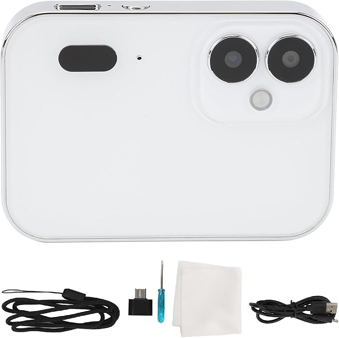 4K Digital Camera Upgrade, 64MP Vlogging Camera for Kids with Night Vision, 3 Inch HD,Compact Small Cameras, No SD Card Included