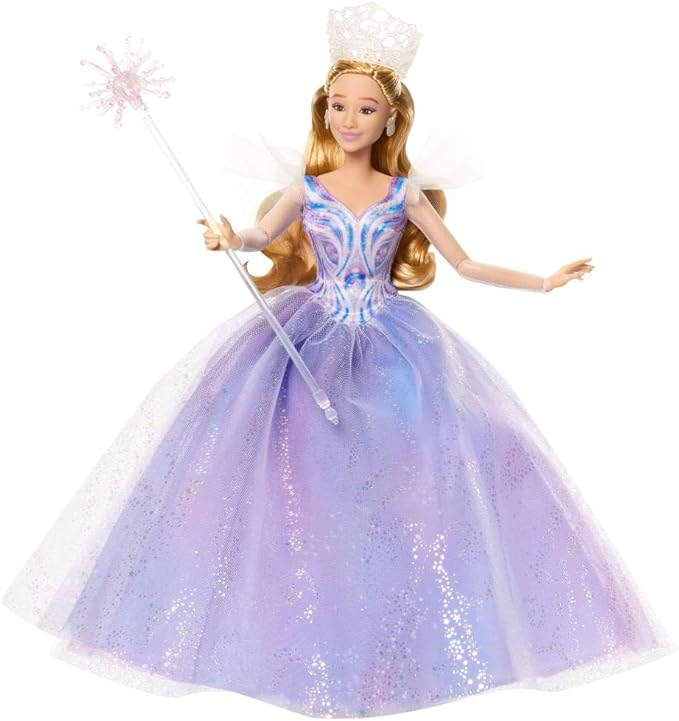 Mattel Universal Pictures' Wicked: for Good Deluxe Glinda Fashion Doll with Removable Outfit & 3 Accessories, Inspired by The Movie