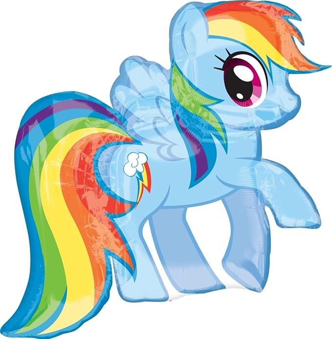 Anagram MLP Birthday Party Supplies Pinkie Pie and Rainbow Dash Balloon Bouquet Decorations