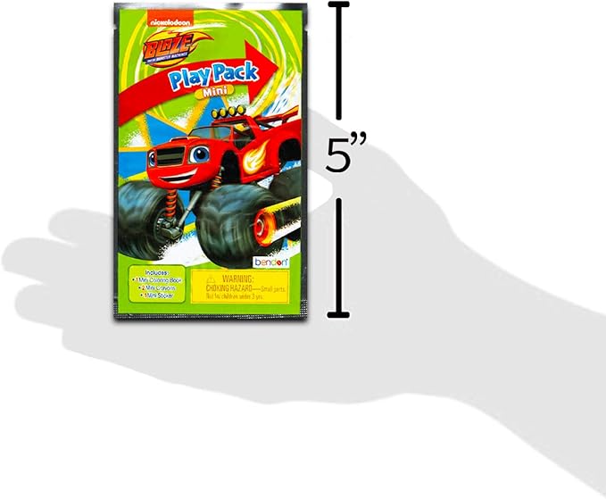 Blaze and the Monster Machines Mini Party Favors Set for Kids - Bundle with 24 Mini Grab n Go Play Packs with Coloring Pages, Stickers, and Loot Bags (Blaze and the Monster Machines Party Supplies)