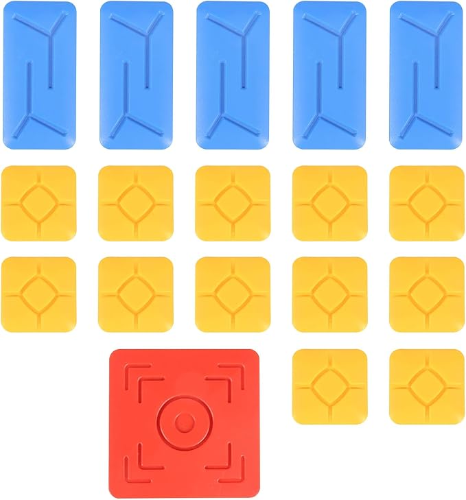 Sliding Puzzle Game Pieces, Magnetic Chess Set Accessories for Super Electronic Huarong Dao, Original Standard Replacement Parts